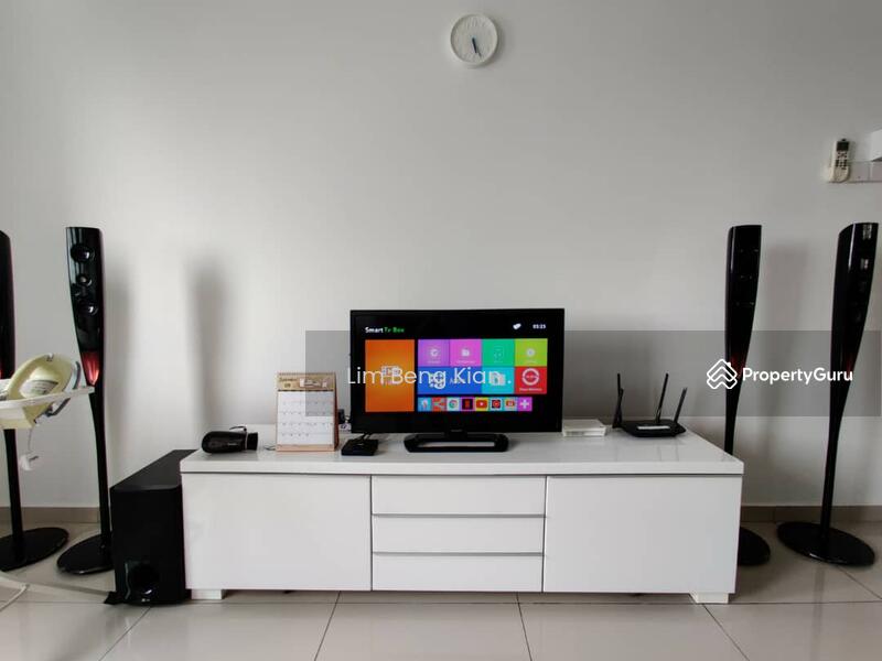 Living room with TV set , WiFi set
