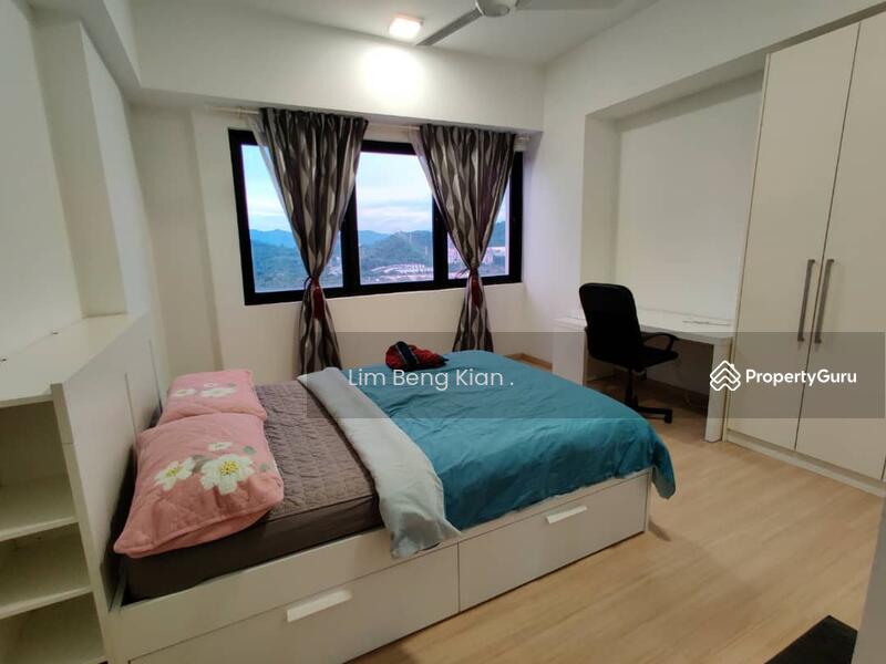 Master bedroom with built in wardrobe and detached bathroom (with built in heater)