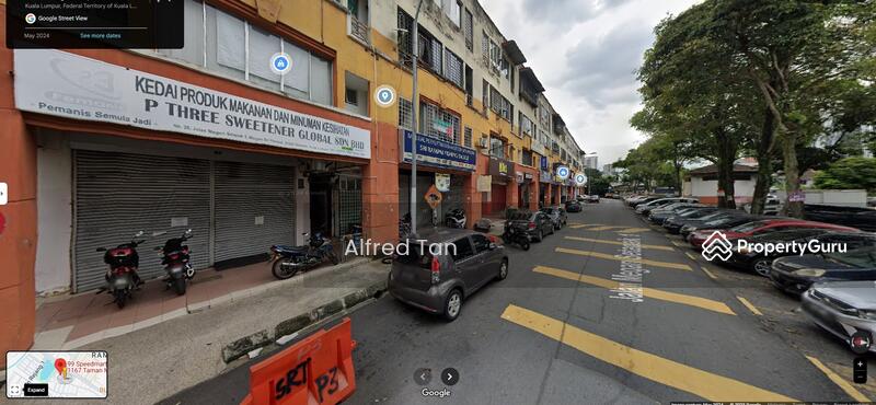For Rent - 1st Floor Office , Megan Setapak , RM1000 , 1650sf , Facing Mainroad , Opposite Sen Heng Sri Rampai
