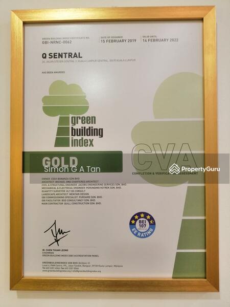Gold Award GBI : Green Building Index 