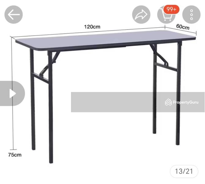 For fully furnished options , add 2 tables 