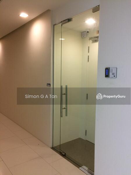 Premium feel Glass door and secure solid wood main door