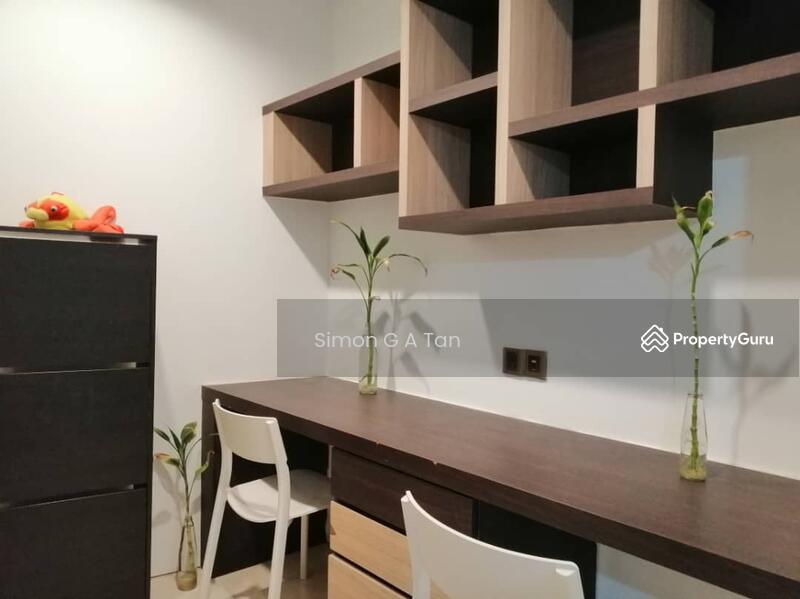 fully furnished study room with 2 workstations with quality furniture
