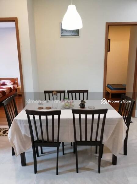 spacious dining area