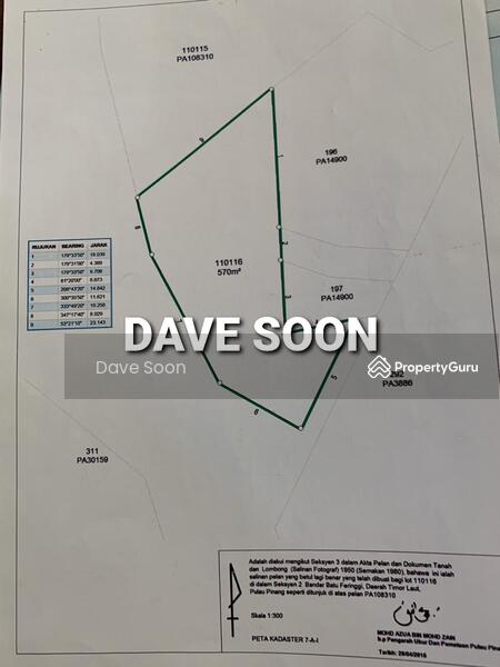 For Sale - Beachfront Bungalow Land Seaview at Moonlight Bay