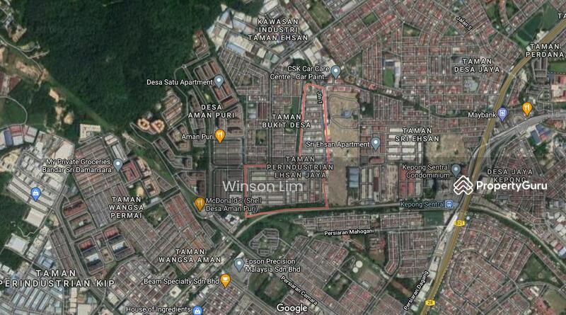 No Longer Available Ehsan Jaya Industrial Park Jalan Eip Taman Ehsan Kepong Kuala Lumpur 2820 Sqft Industry Properties For Sale By Winson Lim Rm 3 500 000 32226043