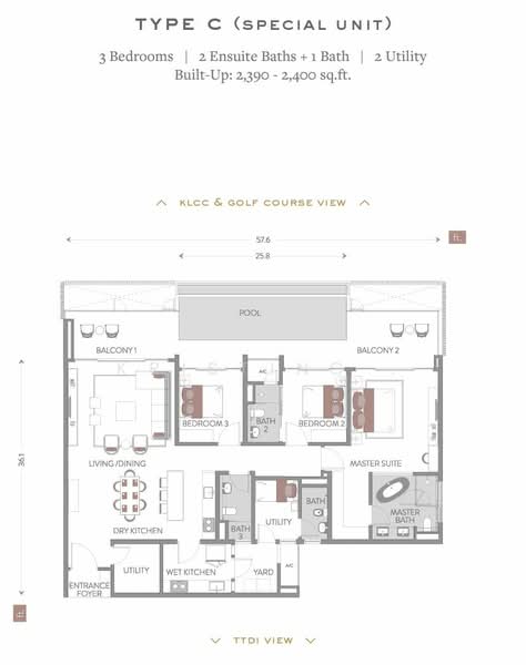 Service Residence for Sale at Jendela Residences - Kristing . - PropertyGuru.com.my