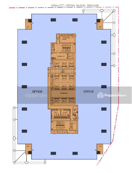 Typical floor layout