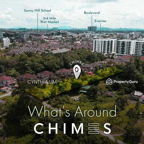 Chimes Corner Double Storey Terrace House, Kuching, Sarawak, 4 Bedrooms
