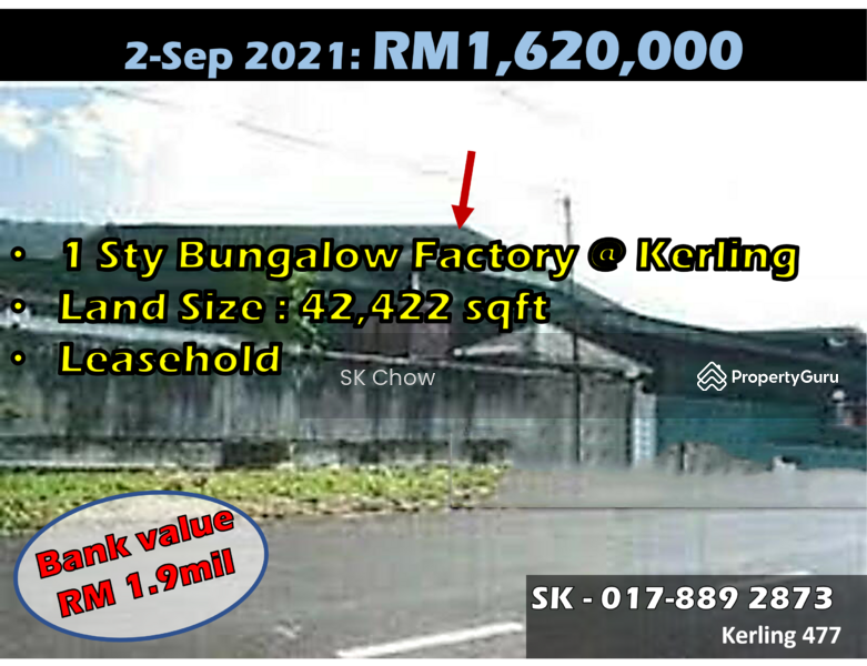 Tidak Lagi Tersedia Kawasan Perindustrian Kalumpang Untuk Dijual Kerling Hulu Selangor Selangor Kilang Dari Harga Rm 1 620 000 Propertyguru Malaysia