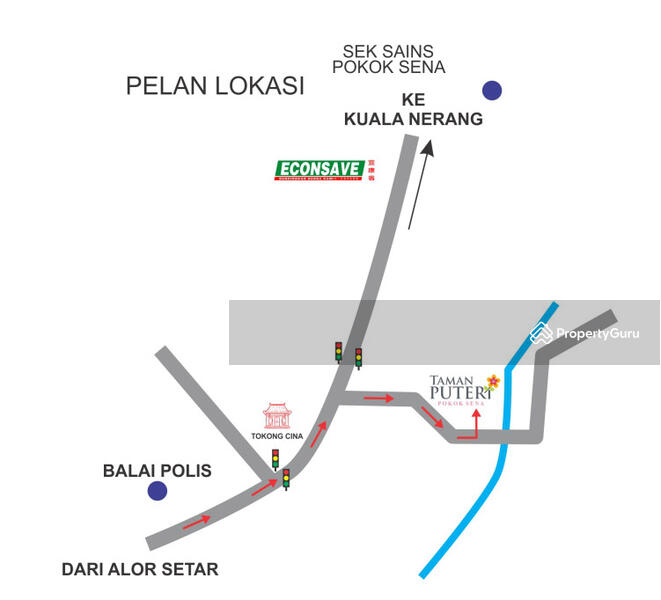 Semi D 1 Tingkat Taman Puteri Pokok Sena Pokok Sena Kedah 3 Bedrooms 1106 Sqft Semi Detached Houses Cluster Houses For Sale By Haneef Rm 268 000 32891339