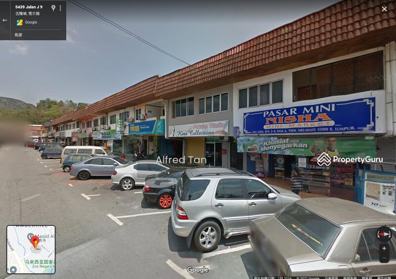 For Sale - Taman Melawati , Jalan J 9 , 20x70 , Double Storey Shop , Surrounded by Residential Area , Freehold