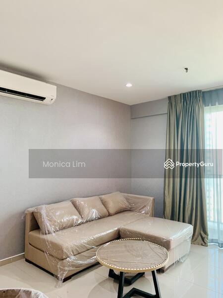 Condominium for Rent at Liberty Tower @ I-City - Monica Lim - Living Hall wt L Shape Sofa - PropertyGuru.com.my