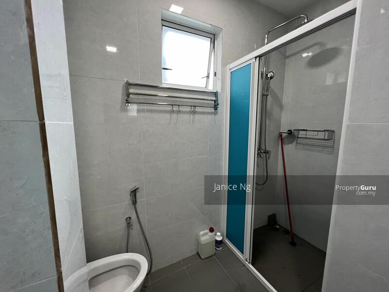 Master bathroom standing shower