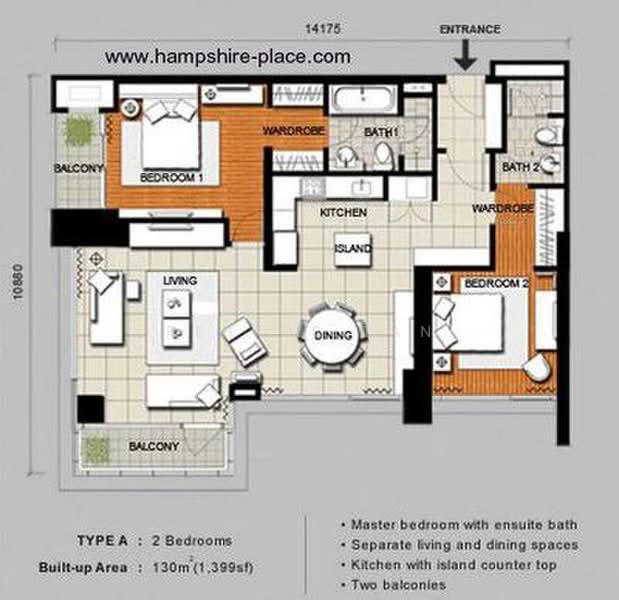 Condominium for Rent at Hampshire Place - Rehvus Tan - PropertyGuru.com.my