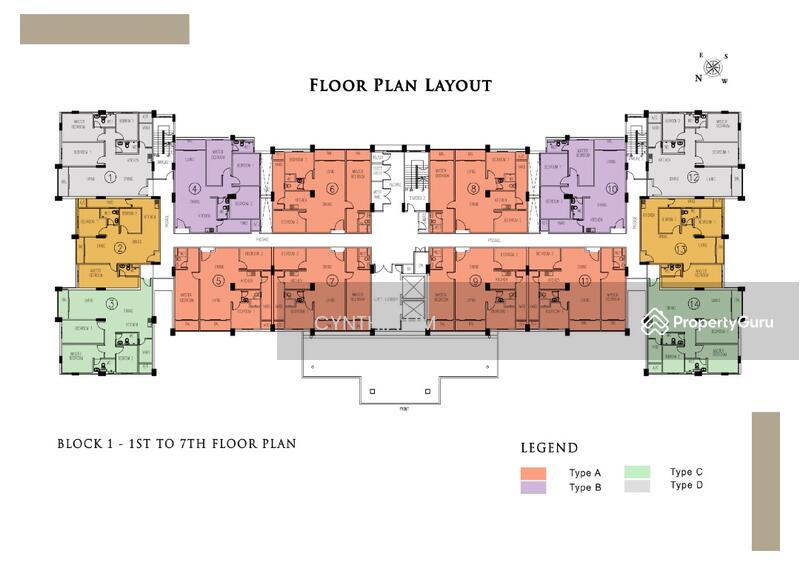 Aurora Square Apartment Moyan Batu Kawa, Kuching, Sarawak, 3 Bedrooms