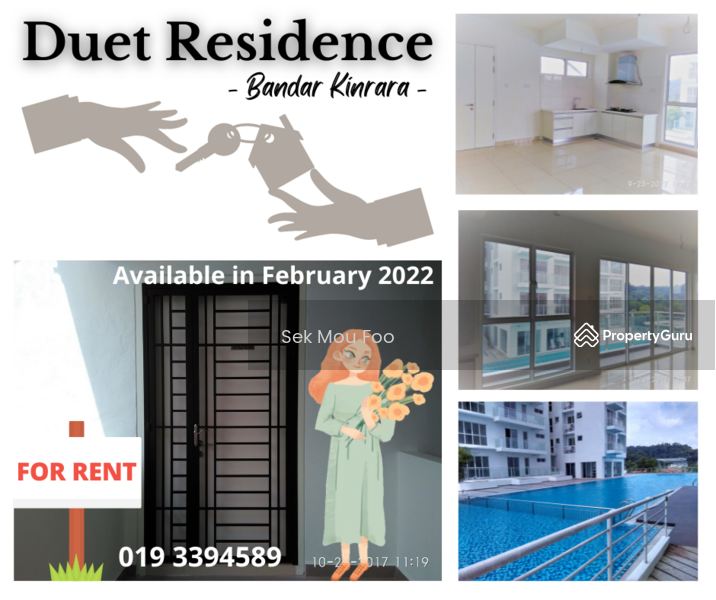 Condominium for Rent at Duet Residence - Foo Sek Mou - PropertyGuru.com.my