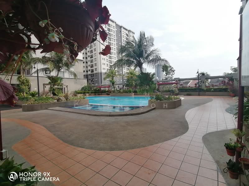 Swimming pool at facilities floor