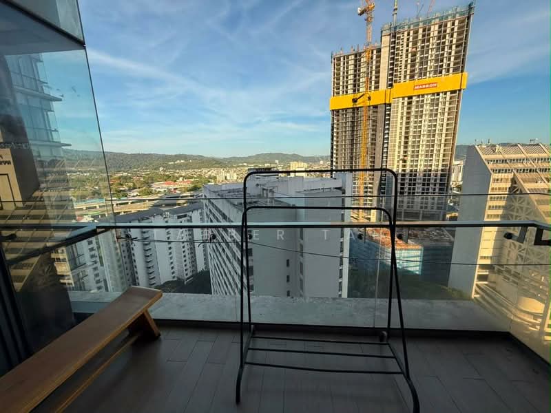 Servis Apartment untuk Disewa di The Elements - Tabber Tan - Balcony - PropertyGuru.com.my