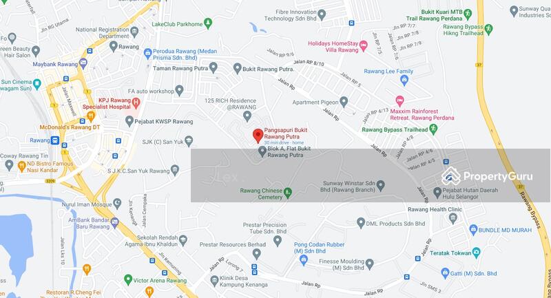 Untuk Dijual - Pangsapuri Taman Bukit Rawang Putra