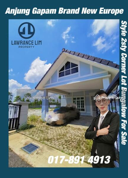Untuk Dijual - 角头间 Anjung Gapam Brand New Europe Style 2sty Corner Lot Bungalow