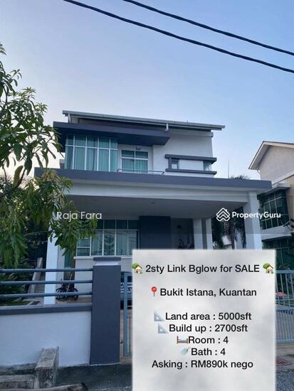 2 Storey Bungalow Bukit Istana Kuantan GATED & GUARDED AREA untuk