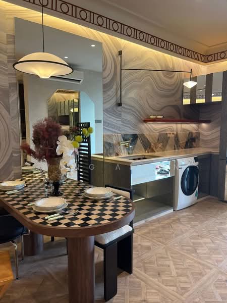 Kondominium untuk Dijual di MID VALLEY [FULLY FURNISHED] RM1.3K MONTHLY 3ROOMS MIDVALLEY LRT MRT KTM LINKED - Wong Anson - Dining Room - PropertyGuru.com.my