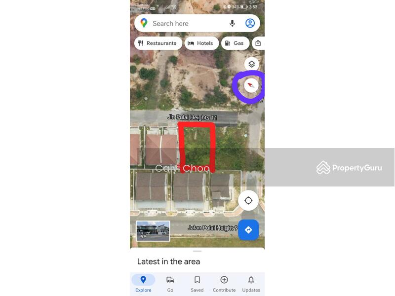 Untuk Dijual - Residential freehold Land at Pulai Height
