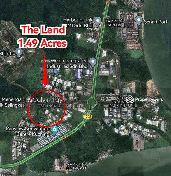 1.5 Acres Industrial Land at Demak Laut Industrial Park Kuching, Kuching, Sarawak, Industry