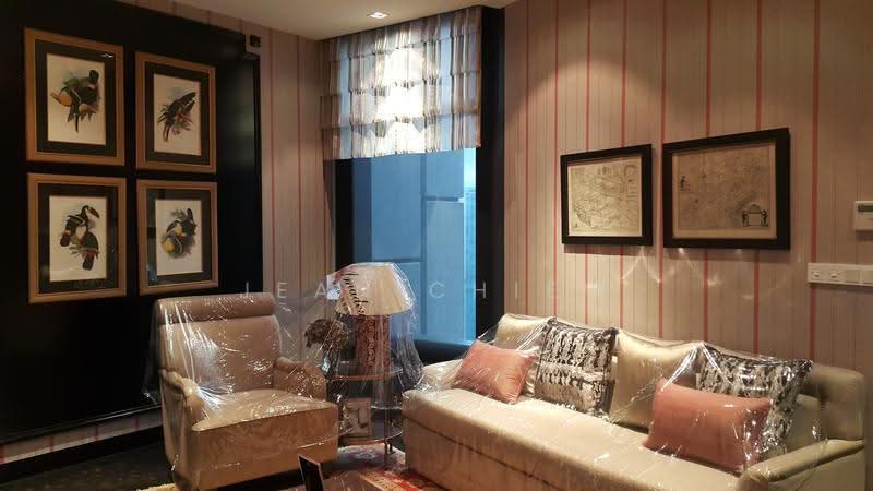 Kondominium untuk Disewa di Condominium @ The Troika - Jean Chiew - Living Room - PropertyGuru.com.my