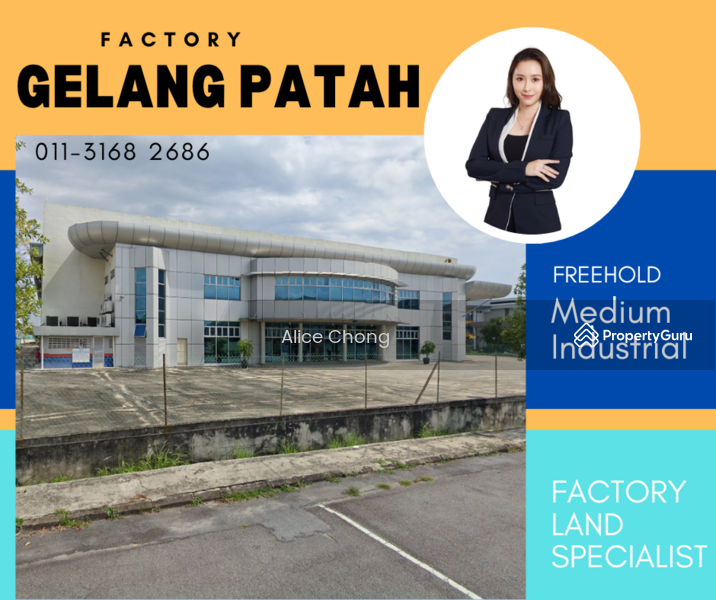 Gelang Patah Factory for Sale, Iskandar Puteri, Iskandar Puteri