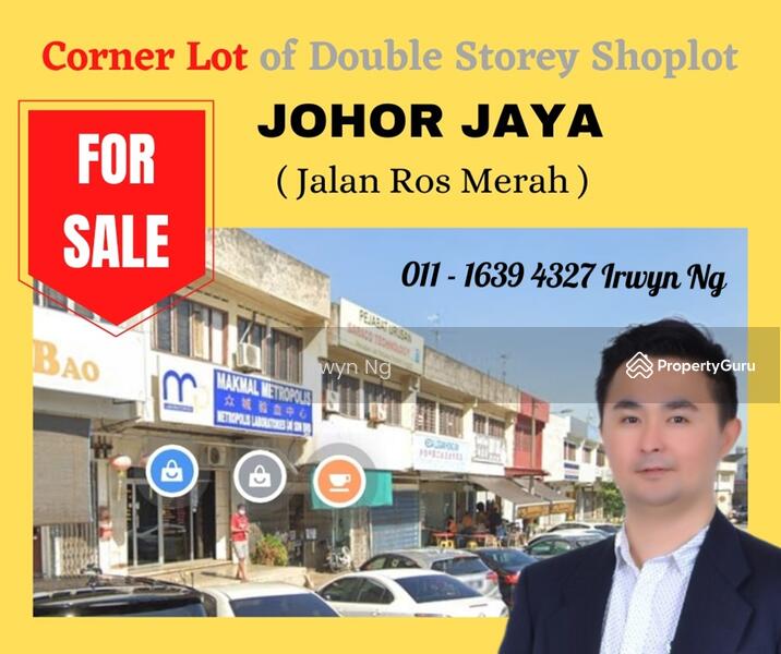 Johor Jaya ( Jalan Ros Merah ) Corner Shoplot, Jalan Ros Merah, Johor