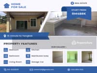 For Sale - 超值卖价Freehold 永久 1 Sty Bungalow Simpang Bekoh Indah Asahan nr Tangkak Melaka