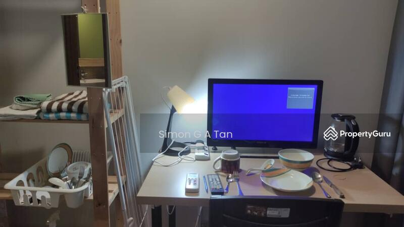 Apartment for Rent at Sky Suites @ KLCC - Simon G A Tan - Own TV Kettle Plates Cutleries Lamp Table Book Shelves - PropertyGuru.com.my