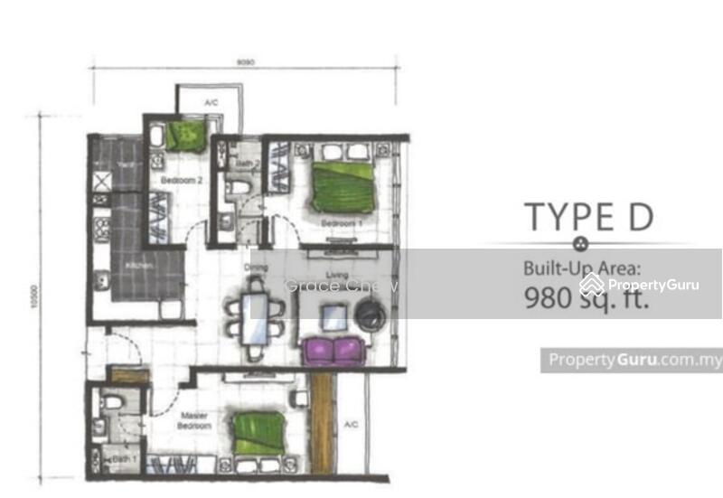 Apartment for Rent at Eco Nest @ Eco Botanic - Grace Chew - PropertyGuru.com.my