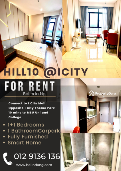 Hii10 Icity smart home condo @ section 7 fully furnished condo for rent | Belinda Ng | 60129136136