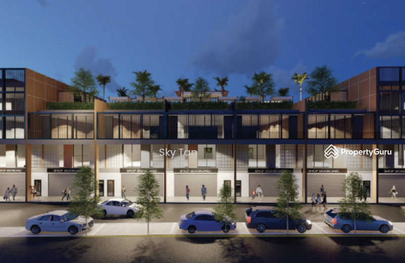 Jalan Kolam Ayer Taman Nong Chik Jb Town 2.5 Storey Shoplot 26x69