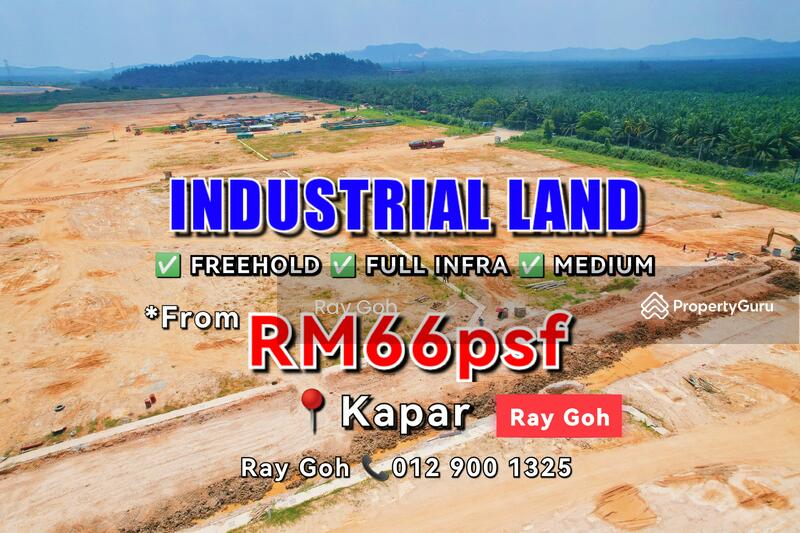 Kapar Industrial Land (Klang) Freehold, Full Infra, Medium Industry