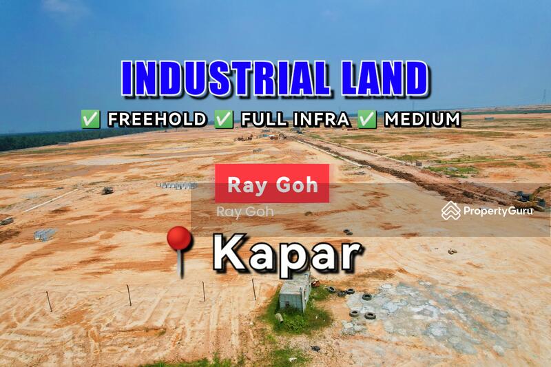 Kapar Industrial Land (Klang) Freehold, Full Infra, Medium Industry