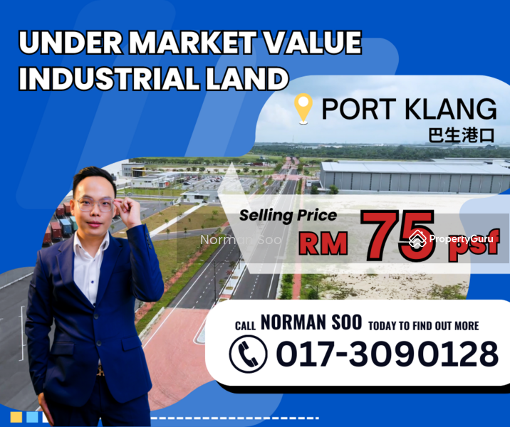8 Acres // RM 75 per sqft // West Port, Port Klang, Klang Selangor