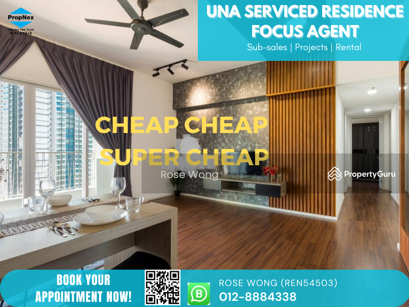 UNA Serviced Apartment Jalan Peel, Lorong Peel, Taman Maluri, Cheras