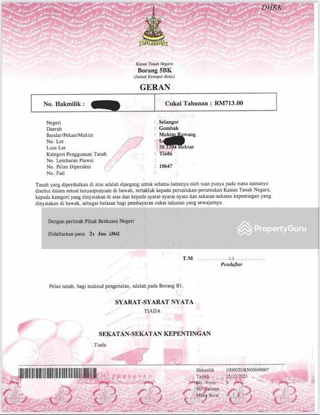 Residential Land for Sale in Rawang (Selangor) - LEON WONG - PropertyGuru.com.my