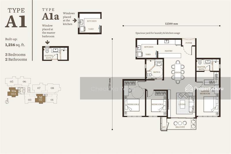 Sunway Alishan Residences, Cheras, Kuala Lumpur, 3 Bedrooms, 1249 sqft