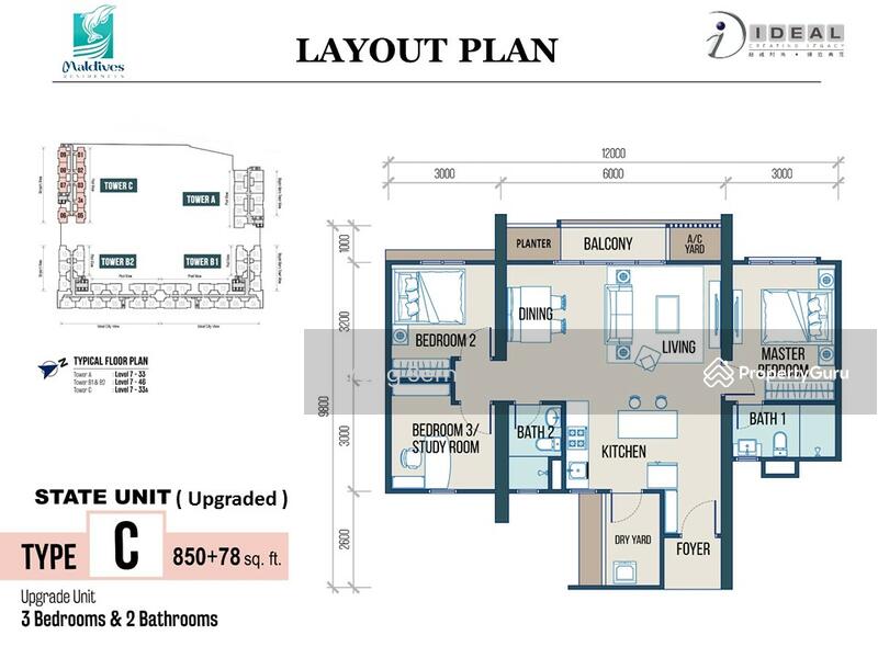 Condominium for Sale at Maldives Residences - Yong Sern - PropertyGuru.com.my