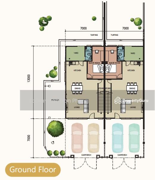New Double Storey Terrace Corner at Landeh Delight 2 and 3, Kuching