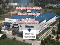 For Rent - Merlimau Factory with Huge Land for Rent
