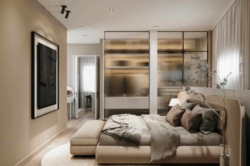 Condominium for Sale at 【Ready Move In】Luxury Spacious Balcony Sky Condo Furnished Freehold Below Market Price - KH Koh - Bedroom - PropertyGuru.com.my