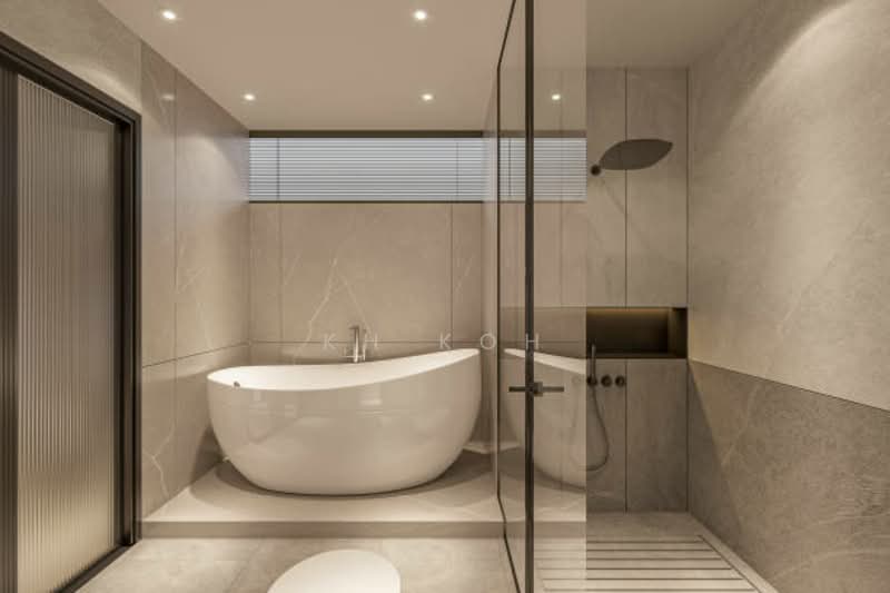 Condominium for Sale at 【Ready Move In】Luxury Spacious Balcony Sky Condo Furnished Freehold Below Market Price - KH Koh - Bathroom - PropertyGuru.com.my