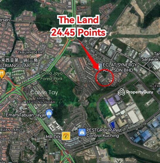 24.45 Points Land (Perpetuity) at Taman Muara Tabuan Kuching, Kuching