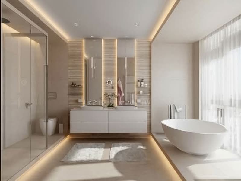 Kondominium untuk Dijual di KLCC Investment High ROI Operator Manage 11% ROI Dual Key Condo - KH Koh - Bathroom - PropertyGuru.com.my